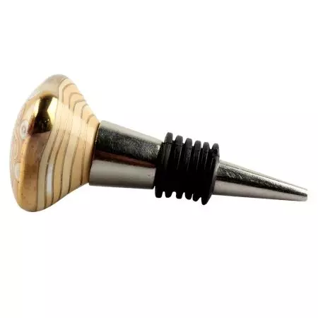 Mustard Square Ceramic Wine Stopper